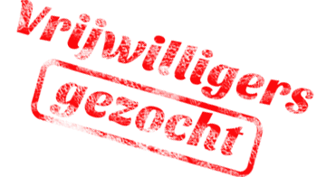 Vrijwilligers gezocht