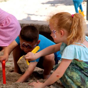 Kinderen Zandbak